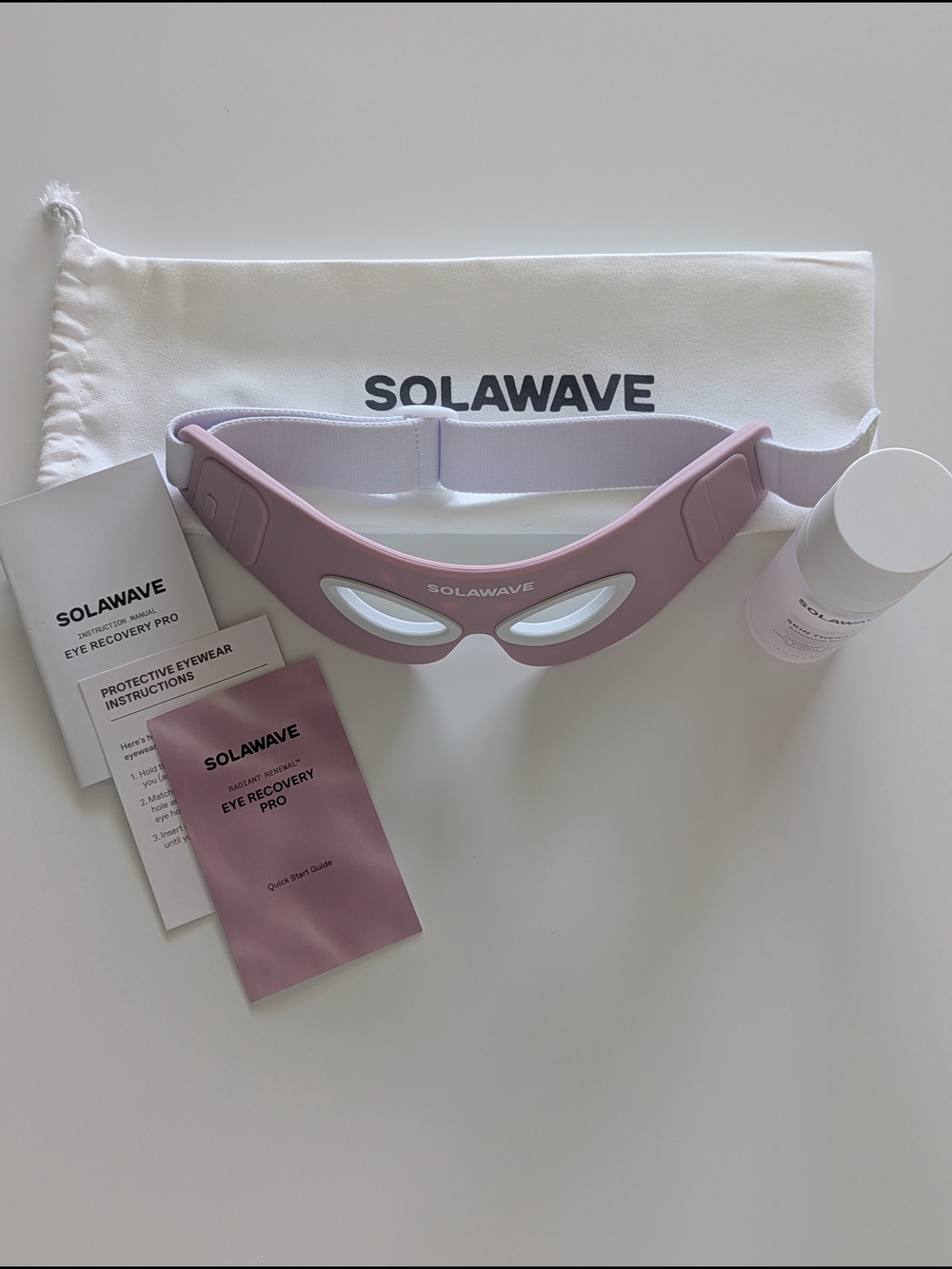 Solawave Eye Recovery Pro Mask - Pink
